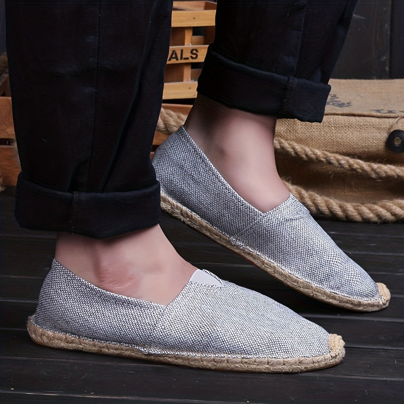 CALORA_ Heren Espadrilles Loafers Lichtgewicht Casual Instapschoenen Comfortabel