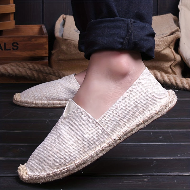 CALORA_ Heren Espadrilles Loafers Lichtgewicht Casual Instapschoenen Comfortabel