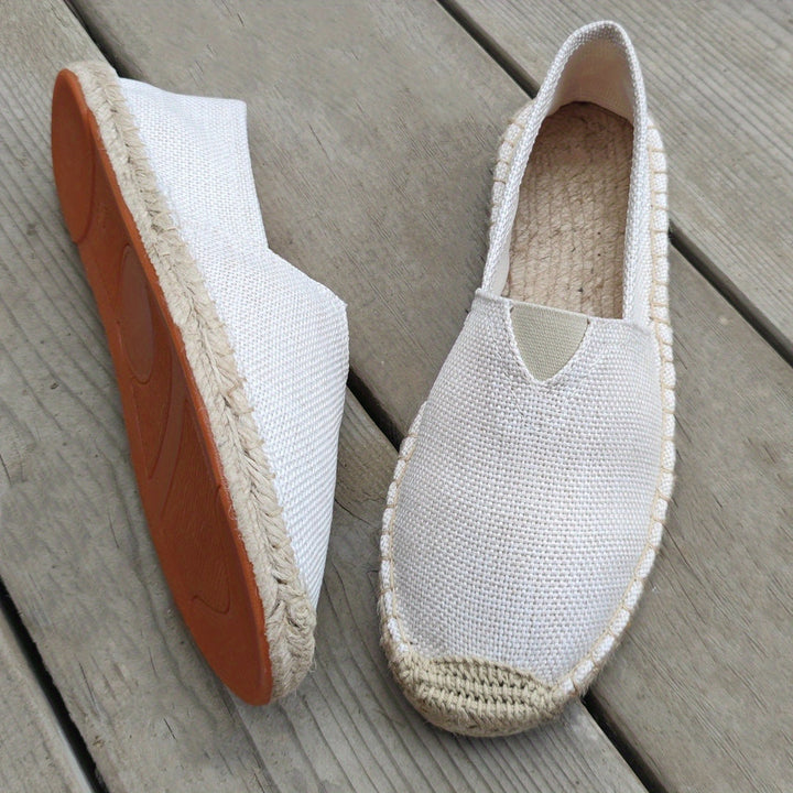 CALORA_ Heren Espadrilles Loafers Lichtgewicht Casual Instapschoenen Comfortabel