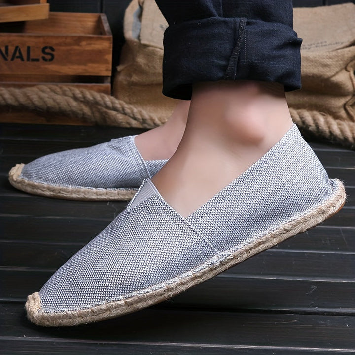 CALORA_ Heren Espadrilles Loafers Lichtgewicht Casual Instapschoenen Comfortabel