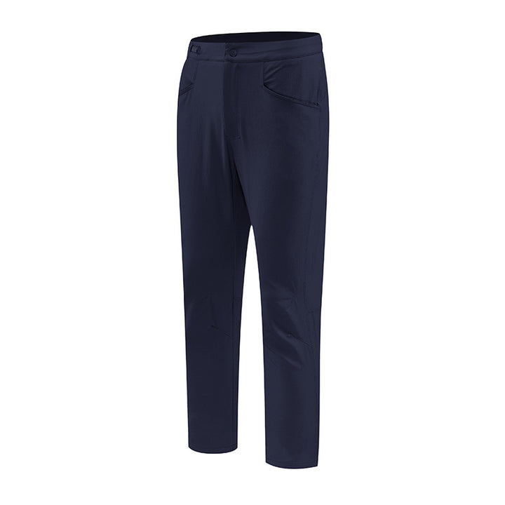 CALORA_ Heren Outdoor Sportbroek van Sneldrogend Nylon met Rechte Pijpen
