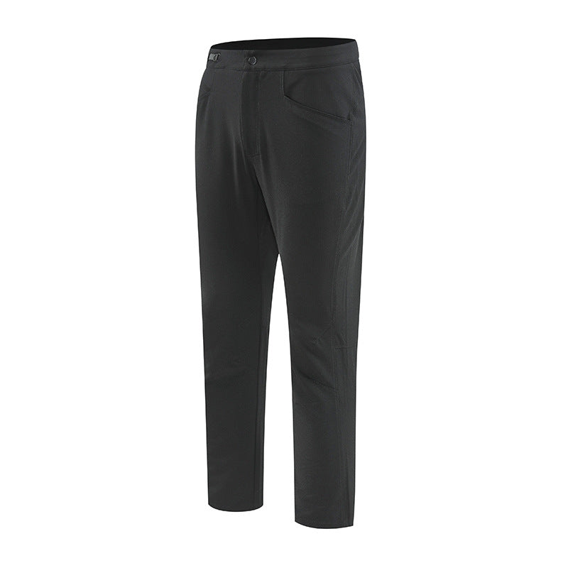CALORA_ Heren Outdoor Sportbroek van Sneldrogend Nylon met Rechte Pijpen