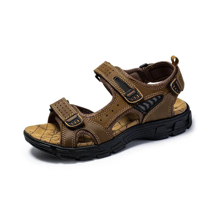 Heren Sandalen voor Comfortabel Buiten Avonturen en Activiteiten-Sandalen-Calora-Donkerbruin-38-Calora