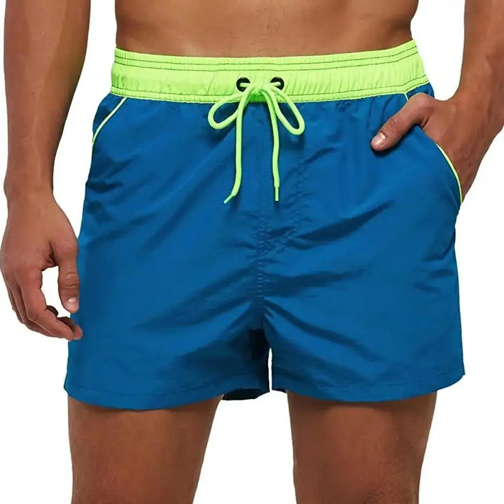 CALORA_ Heren Zomer Zwembroek Snel Droog Surf Short met Elastische Taille