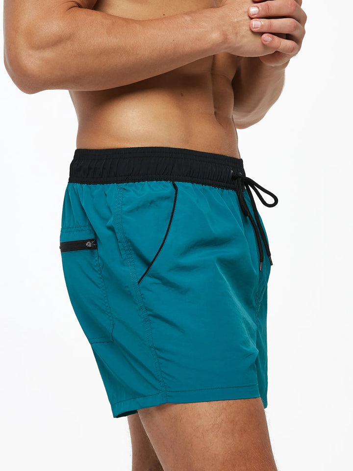 CALORA_ Heren Zomer Zwembroek Snel Droog Surf Short met Elastische Taille
