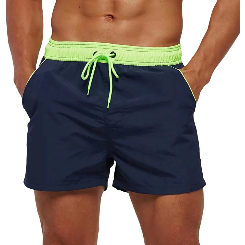 CALORA_ Heren Zomer Zwembroek Snel Droog Surf Short met Elastische Taille
