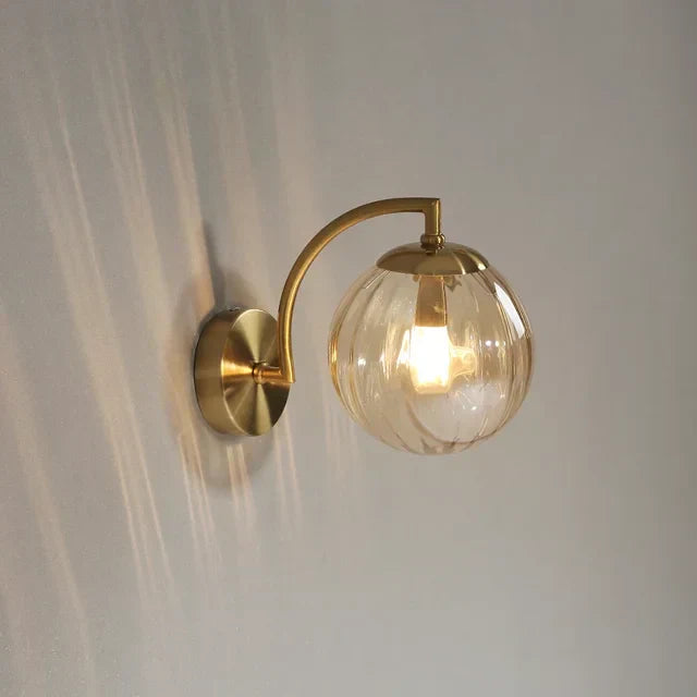 CALORA_ Hinkleyon | Moderne Glaswandlamp - 25 cm x 25 cm x 8 cm