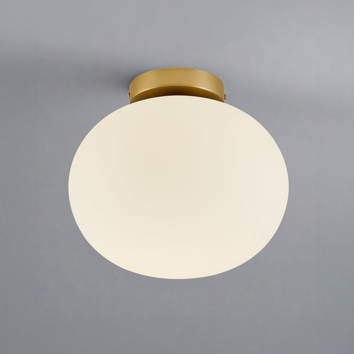 CALORA_ Hinkleyon | Ovale Alton Plafondlamp met Sfeervolle Verlichting - 27.5 cm diameter