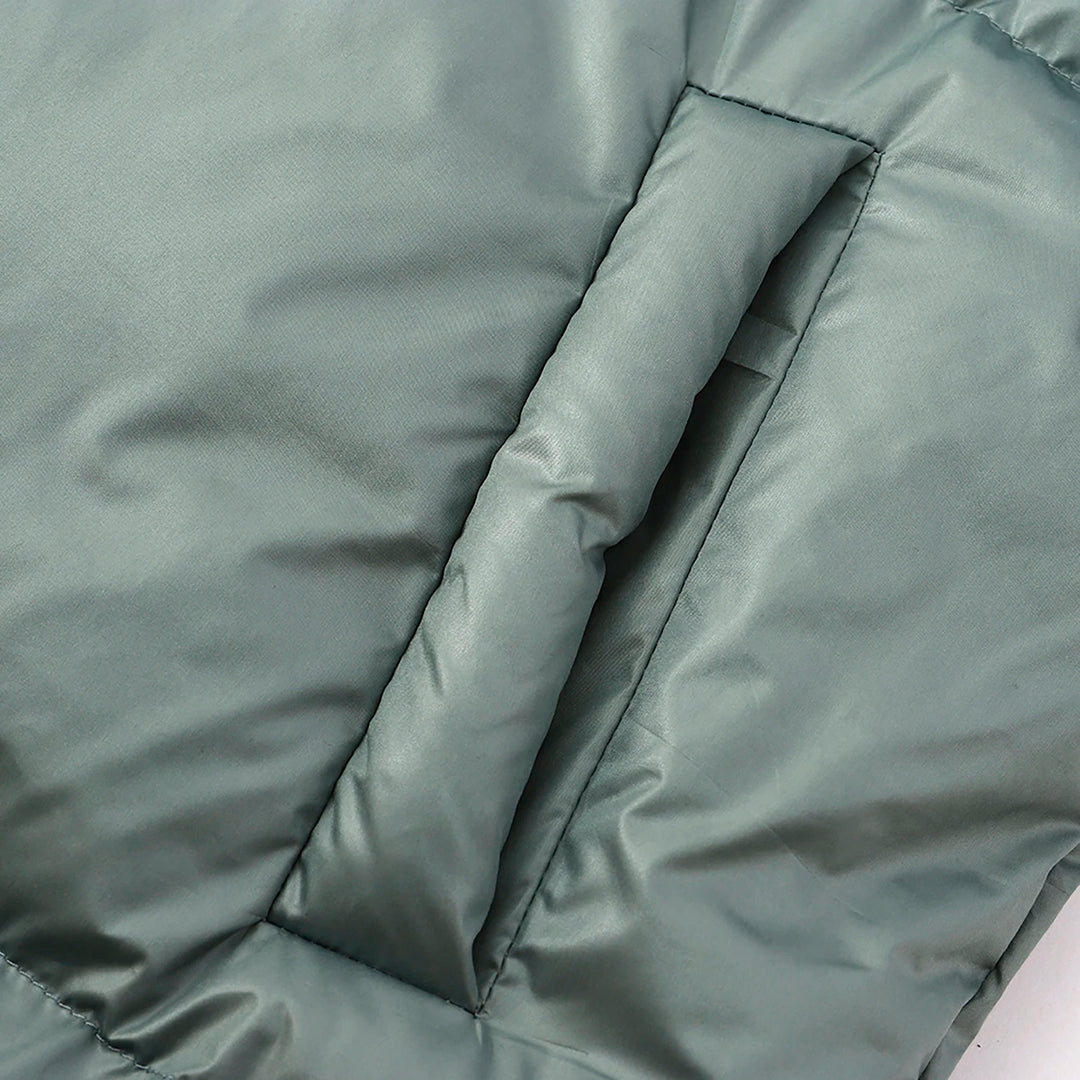 Holly | Warme Puffer Parka Winterjas-Zomer Jassen-Calora-Roze-M-Calora