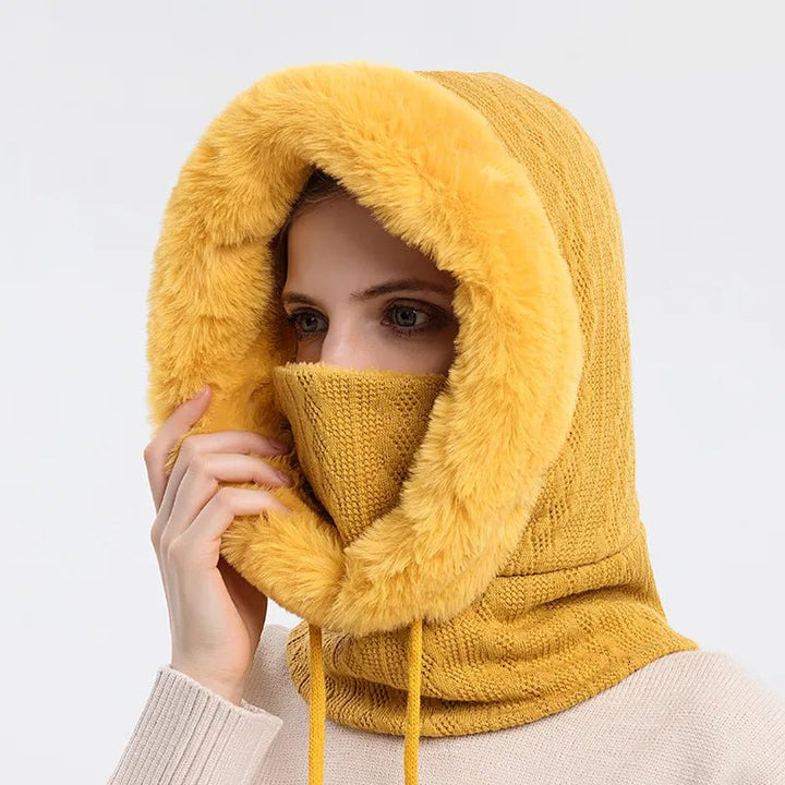 Iceglam | Warme Winter Capuchon-Zomer Jassen-Calora-Geel-Calora