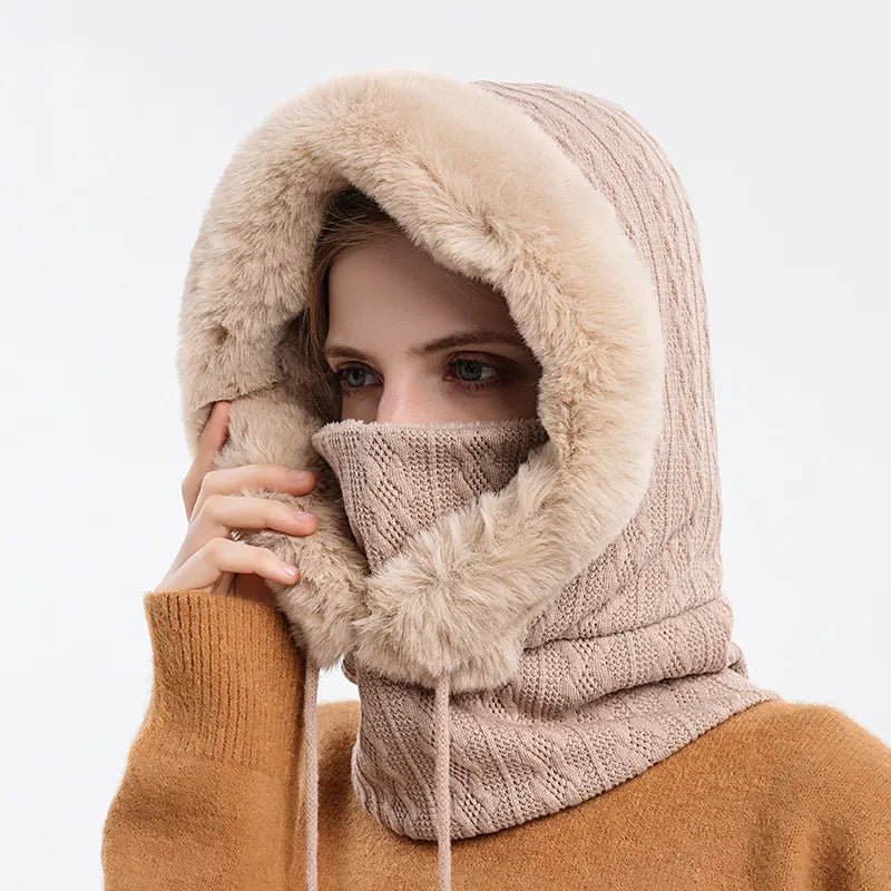 Iceglam | Warme Winter Capuchon-Zomer Jassen-Calora-Khaki-Calora
