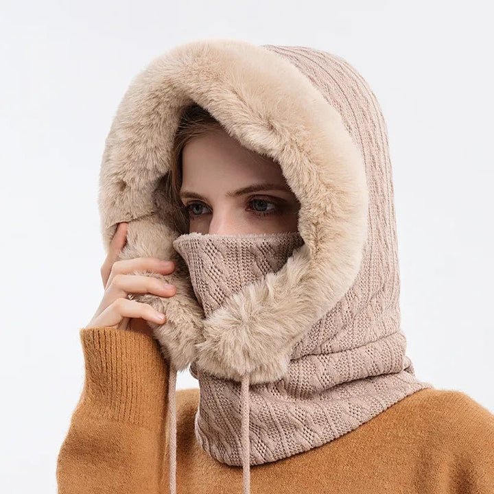Iceglam | Warme Winter Capuchon-Zomer Jassen-Calora-Khaki-Calora