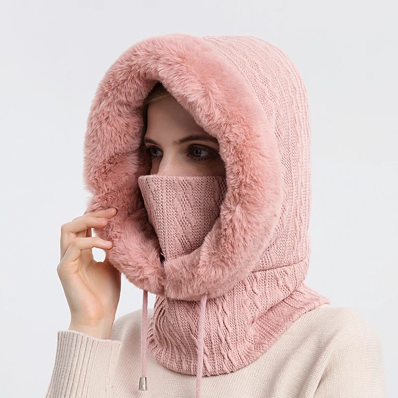 Iceglam | Warme Winter Capuchon-Zomer Jassen-Calora-Roze-Calora
