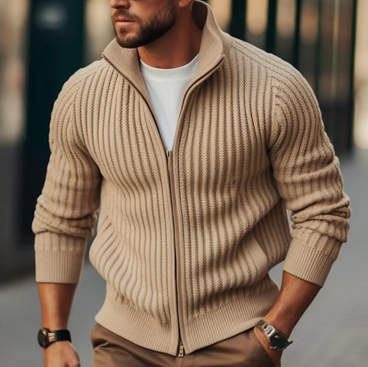 CALORA_ Iconic | Comfortabele en Warme Trui met Rits Mannen