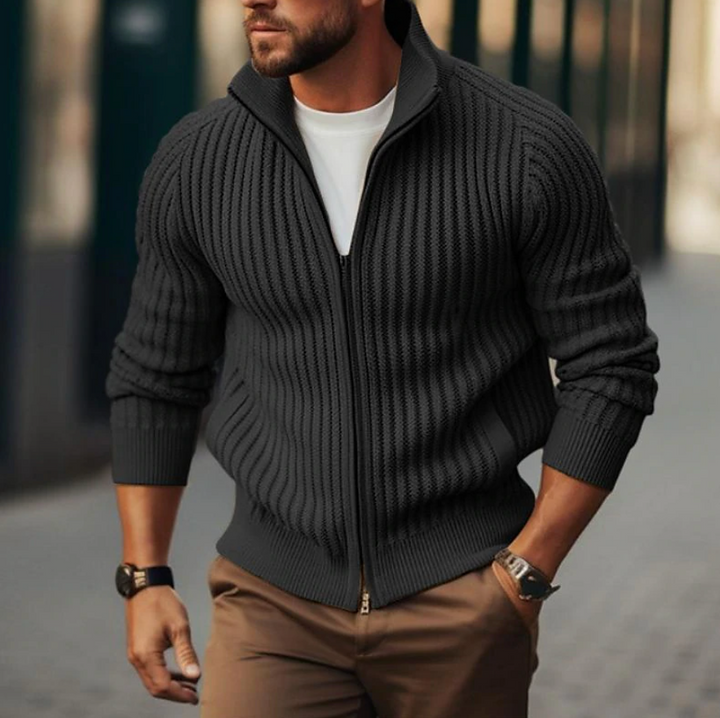 CALORA_ Iconic | Comfortabele en Warme Trui met Rits Mannen
