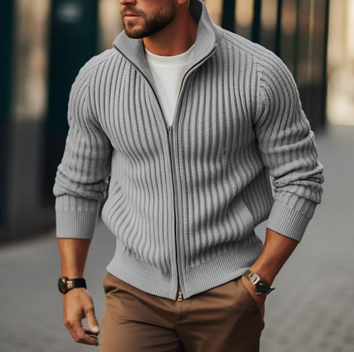 CALORA_ Iconic | Comfortabele en Warme Trui met Rits Mannen