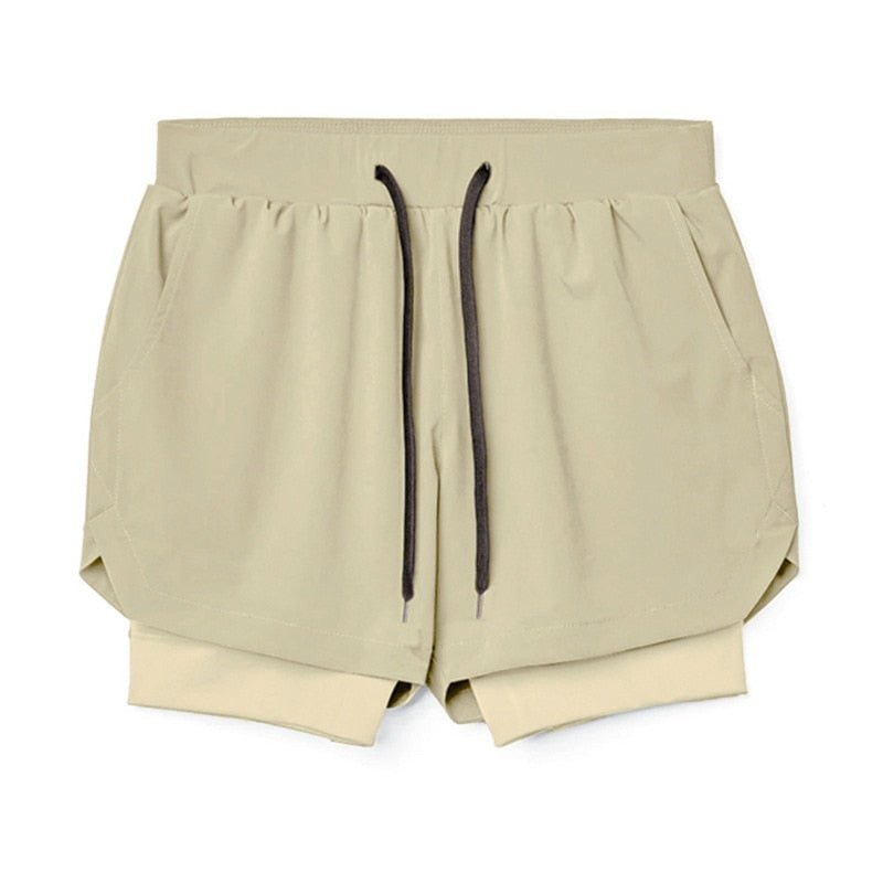Ignite | Gym Dry-Fit Shorts-Sportkleding & Accessoires-Calora-Khaki-S-Calora