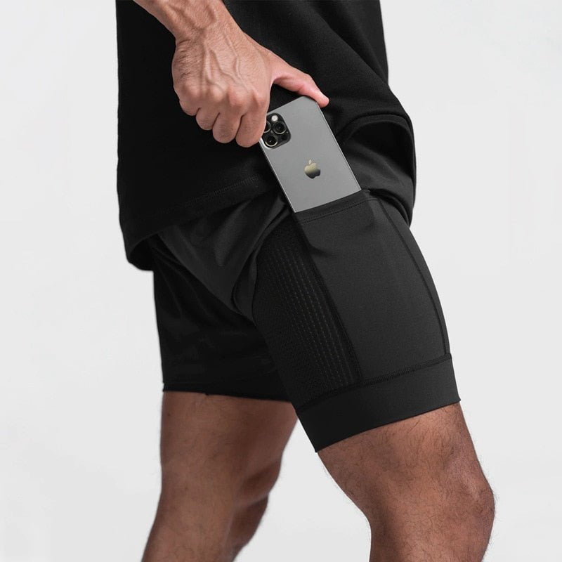 Ignite | Gym Dry-Fit Shorts-Sportkleding & Accessoires-Calora-Zwart-S-Calora