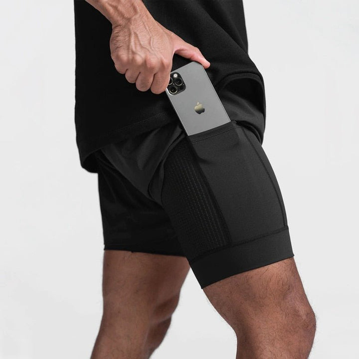 Ignite | Gym Dry-Fit Shorts-Sportkleding & Accessoires-Calora-Zwart-S-Calora