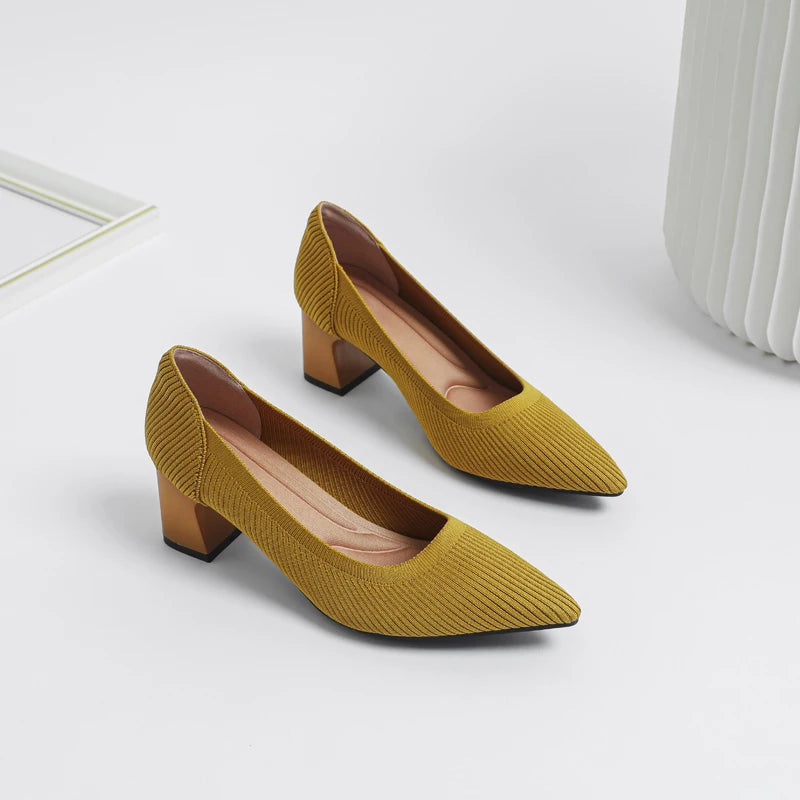 Inara | Luxe Kleurrijke Hakken voor Dames-Hakken-Calora-Goud-35-Calora