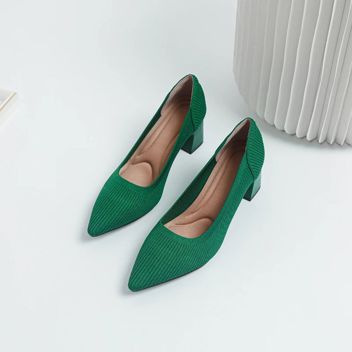 Inara | Luxe Kleurrijke Hakken voor Dames-Hakken-Calora-Groen-35-Calora