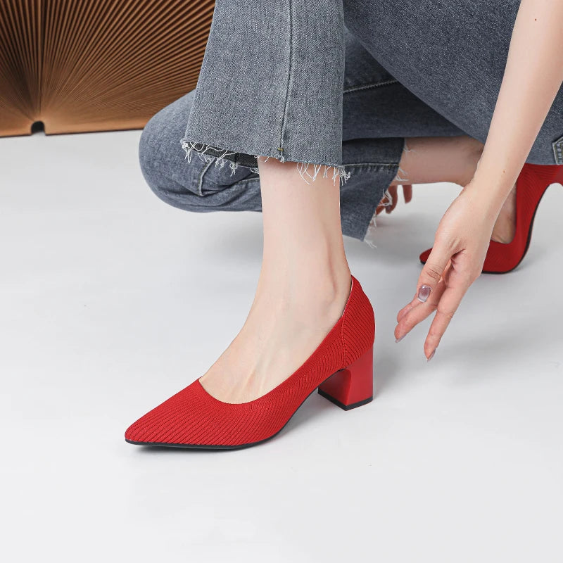 Inara | Luxe Kleurrijke Hakken voor Dames-Hakken-Calora-Zwart-35-Calora