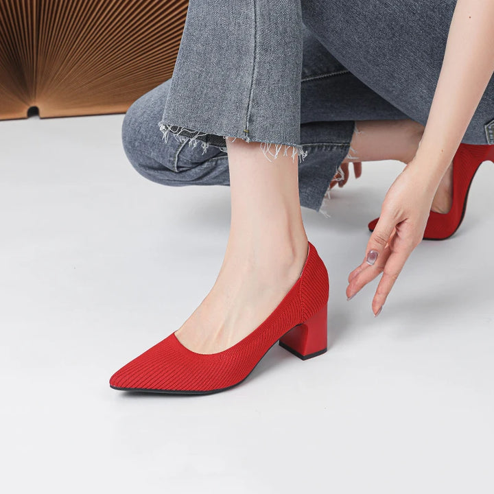 Inara | Luxe Kleurrijke Hakken voor Dames-Hakken-Calora-Zwart-35-Calora