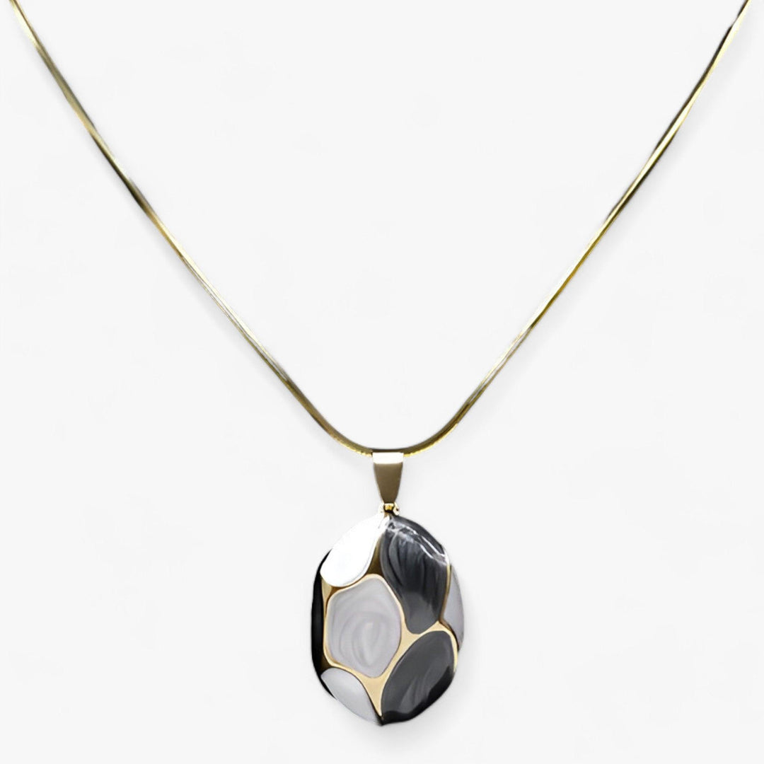 ISLA | Elegante Edelstenen Ketting Hanger-Kettingen-Calora-Roze blauw-Calora