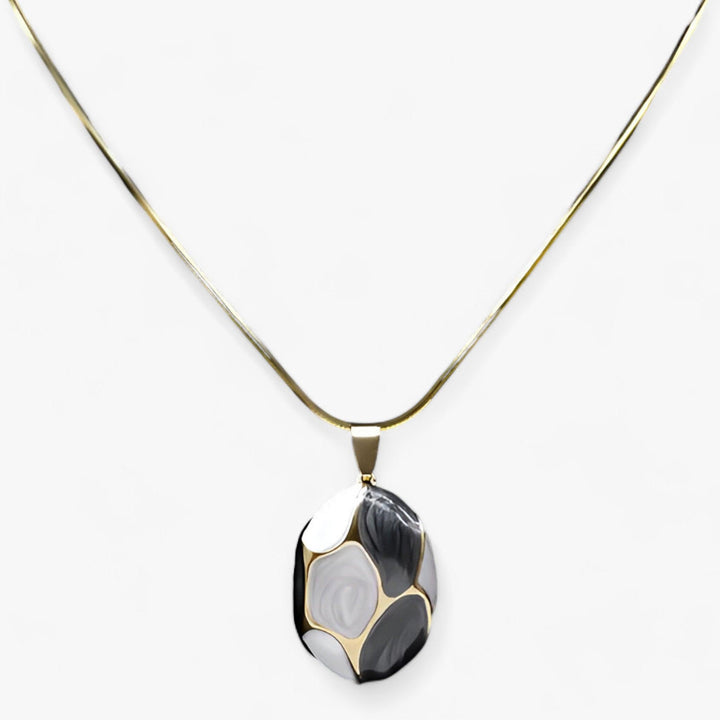 ISLA | Elegante Edelstenen Ketting Hanger-Kettingen-Calora-Roze blauw-Calora