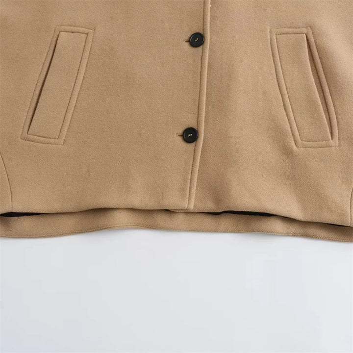 Islaé | Kasjmier Wol Dames Jas-Zomer Jassen-Calora-Zwart-XS-Calora