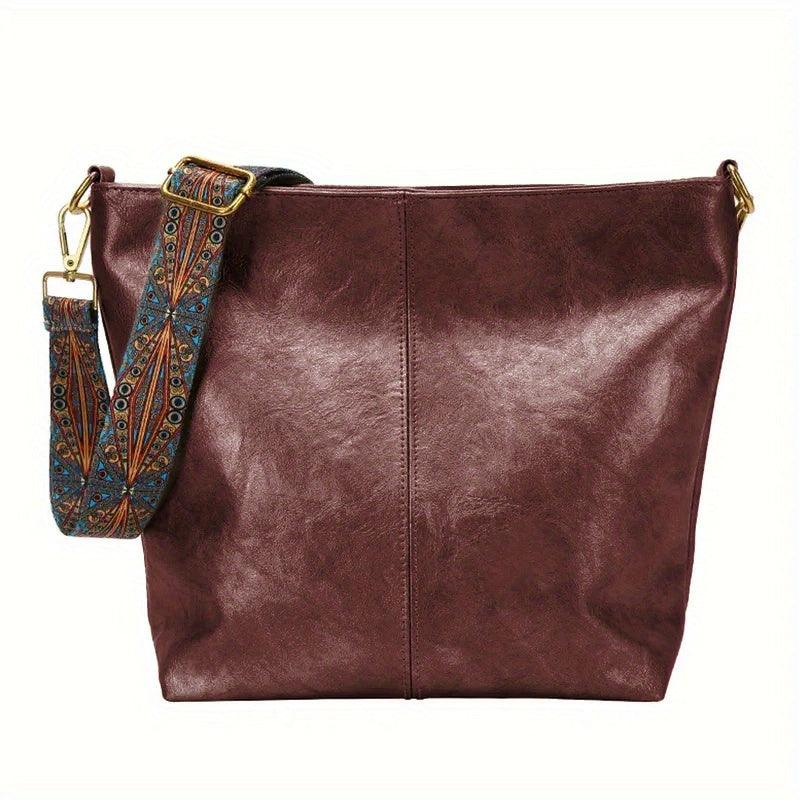 Ivy | Leren Schoudertas - Grote capaciteit-Handtassen-Calora-Beige-Calora