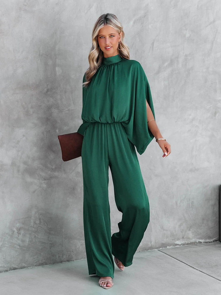 Jolina | Groene jumpsuit-Jumpsuits-Calora-S-Calora