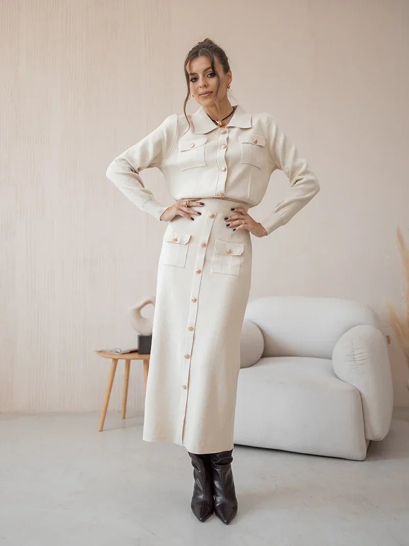 José | Elegante Blazer & Rok Pak-Sets & Pakken-Calora-Zwart-One Size - Zie tekst-Calora