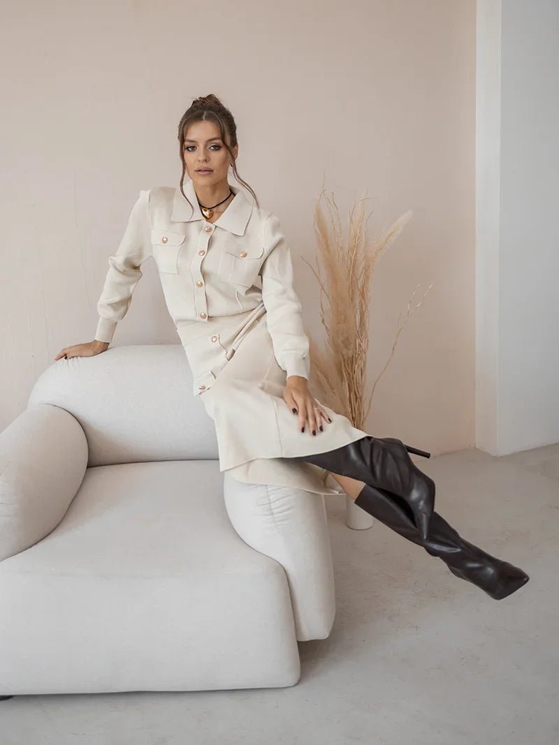José | Elegante Blazer & Rok Pak-Sets & Pakken-Calora-Zwart-One Size - Zie tekst-Calora