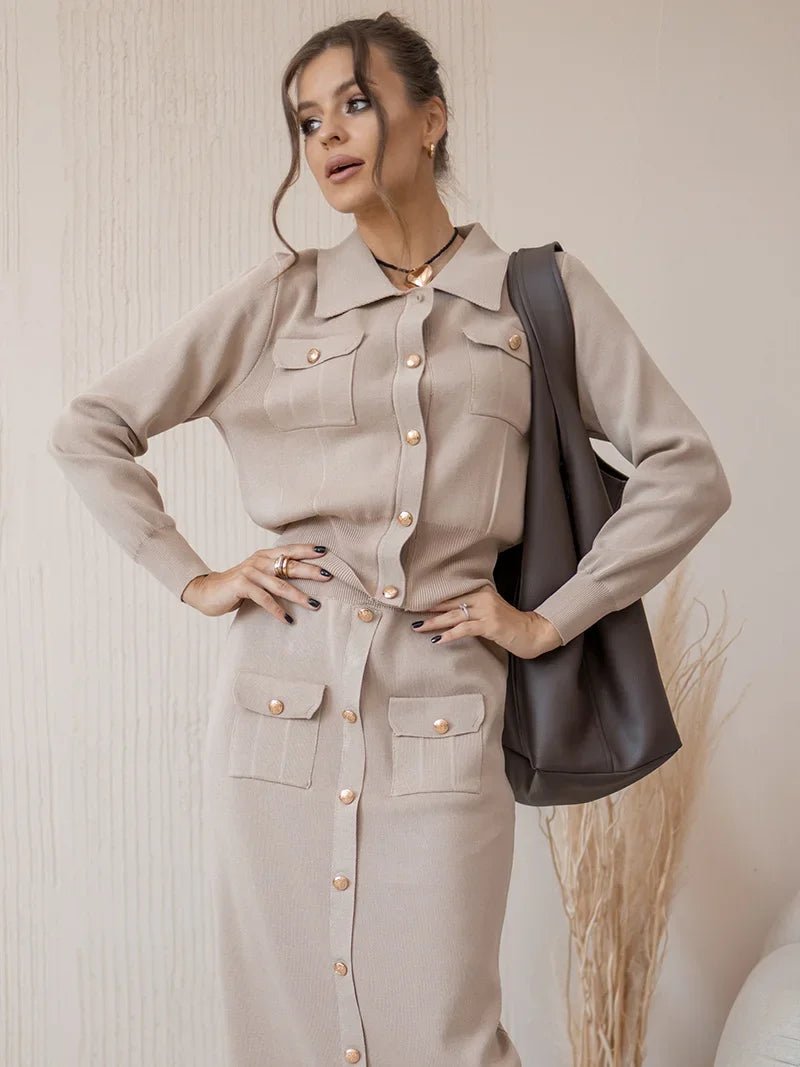 José | Elegante Blazer & Rok Pak-Sets & Pakken-Calora-Zwart-One Size - Zie tekst-Calora