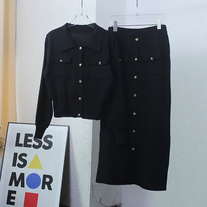 José | Elegante Blazer & Rok Pak-Sets & Pakken-Calora-Zwart-One Size - Zie tekst-Calora