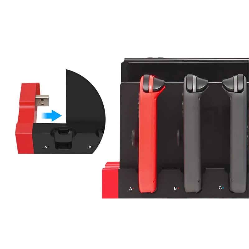 JoyCon Oplaadstation | Nintendo Switch Controller Oplaad Hub-Elektronica/Gadgets-Calora-Groen-Calora