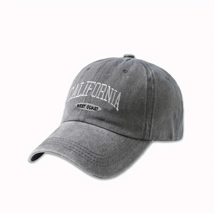 Katoenen Retro Vintage Baseball Pet-Petten-Calora-Grijs-One Size-Calora