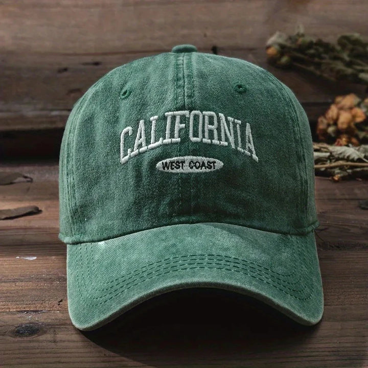 Katoenen Retro Vintage Baseball Pet-Petten-Calora-Groen-One Size-Calora