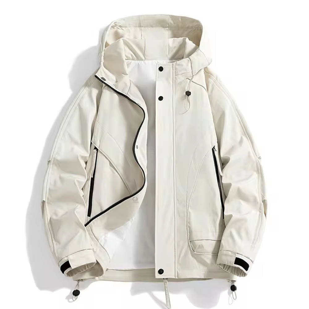 CALORA_ Kenton | Lichte Nylon Winterjas met capuchon