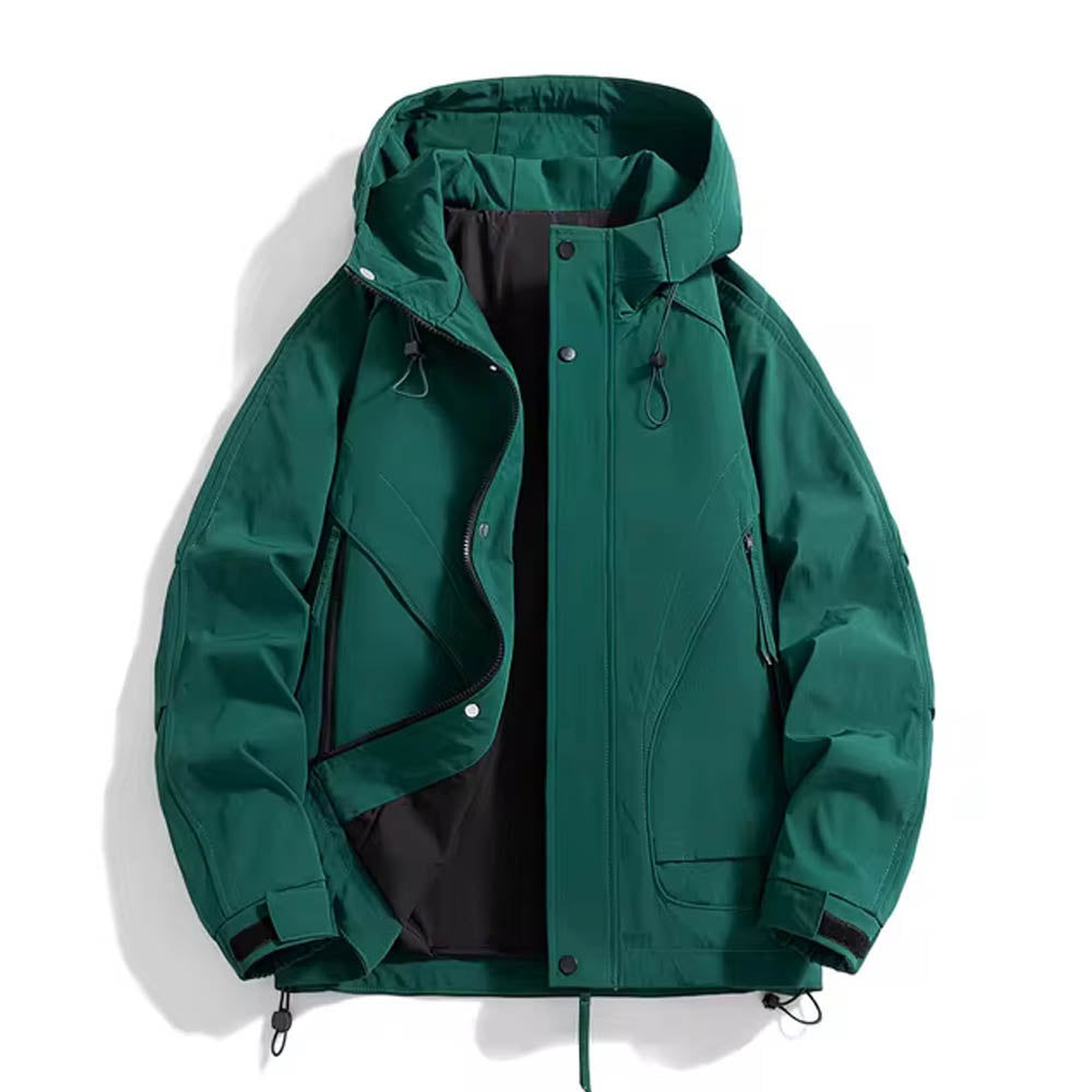 CALORA_ Kenton | Lichte Nylon Winterjas met capuchon