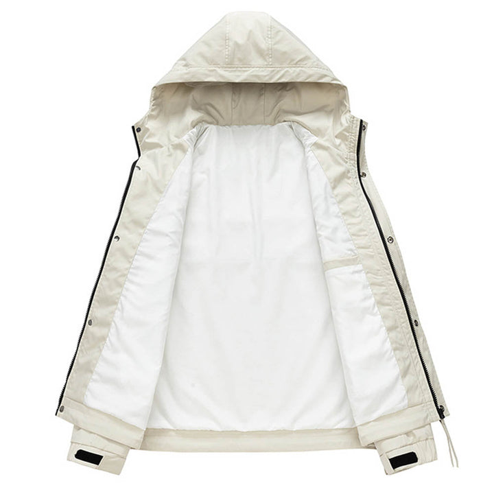 CALORA_ Kenton | Lichte Nylon Winterjas met capuchon