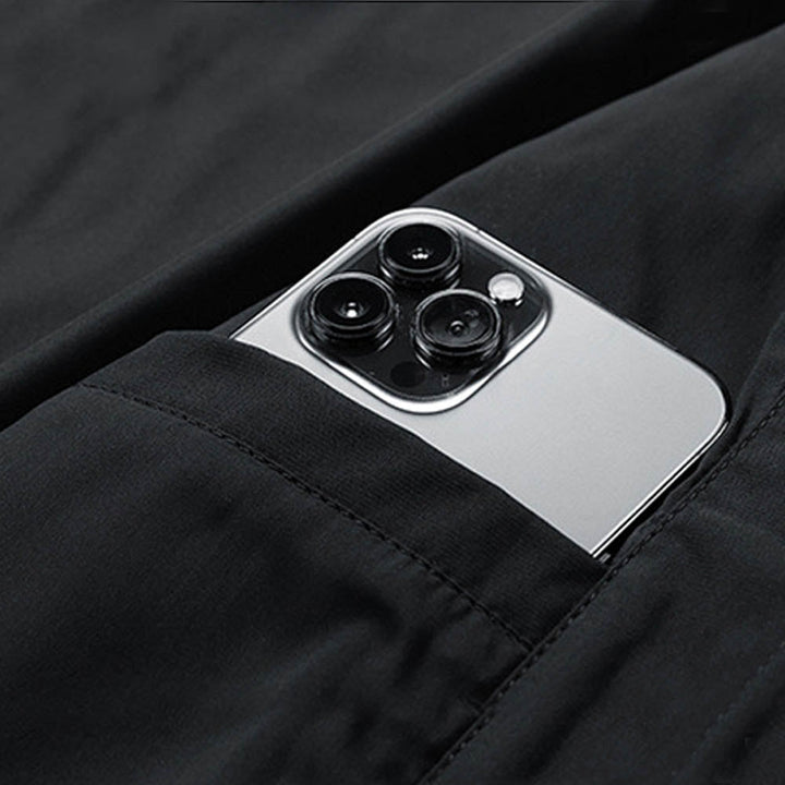 CALORA_ Kenton | Lichte Nylon Winterjas met capuchon
