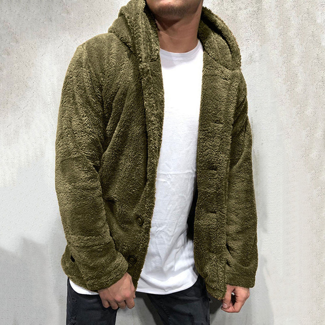 CALORA_ Kenton | Zacht Fleece Vest met capuchon