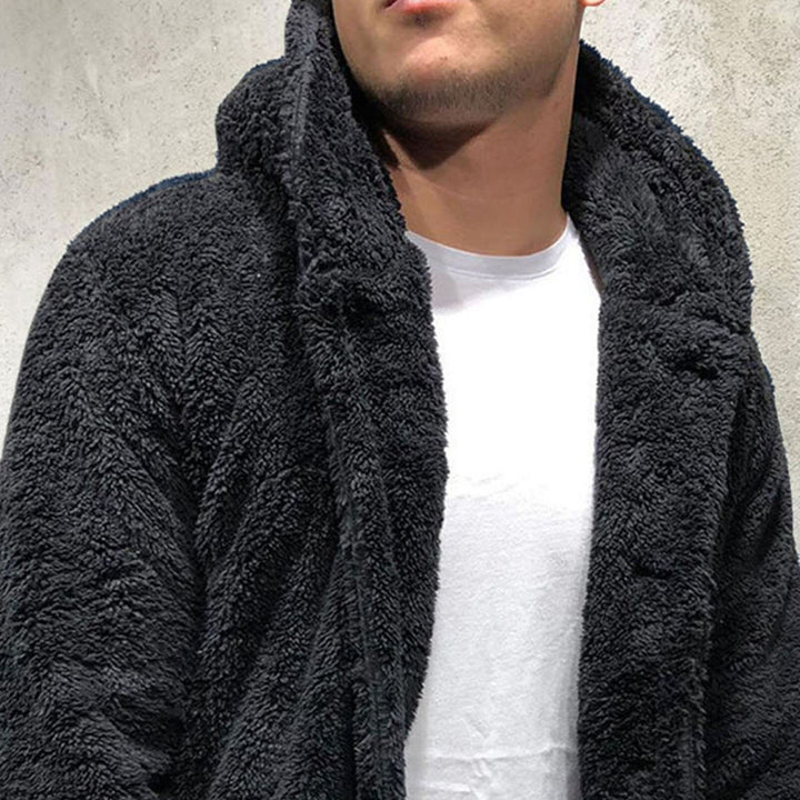 CALORA_ Kenton | Zacht Fleece Vest met capuchon
