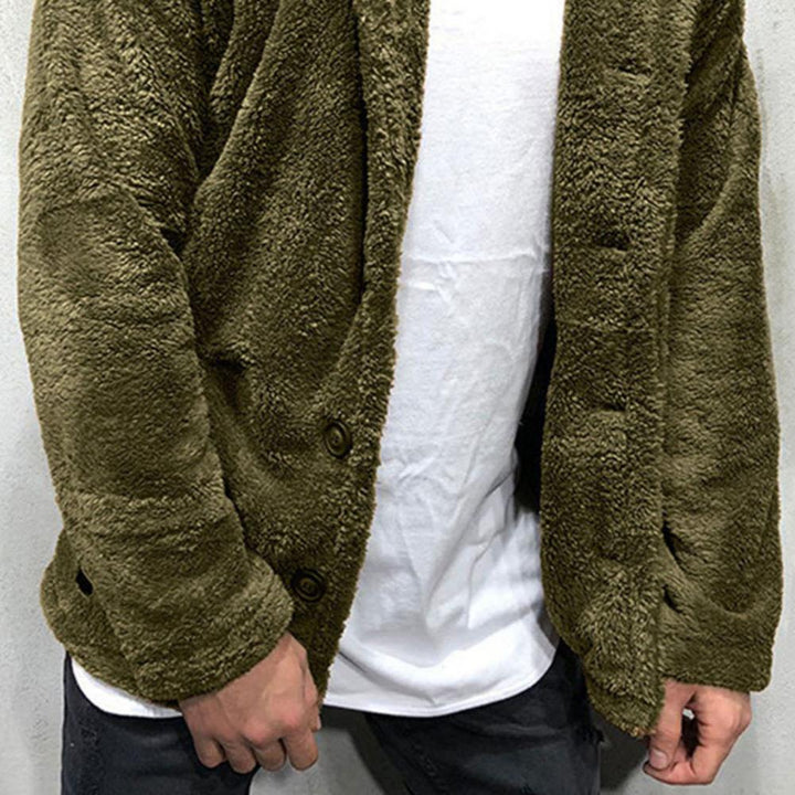 CALORA_ Kenton | Zacht Fleece Vest met capuchon