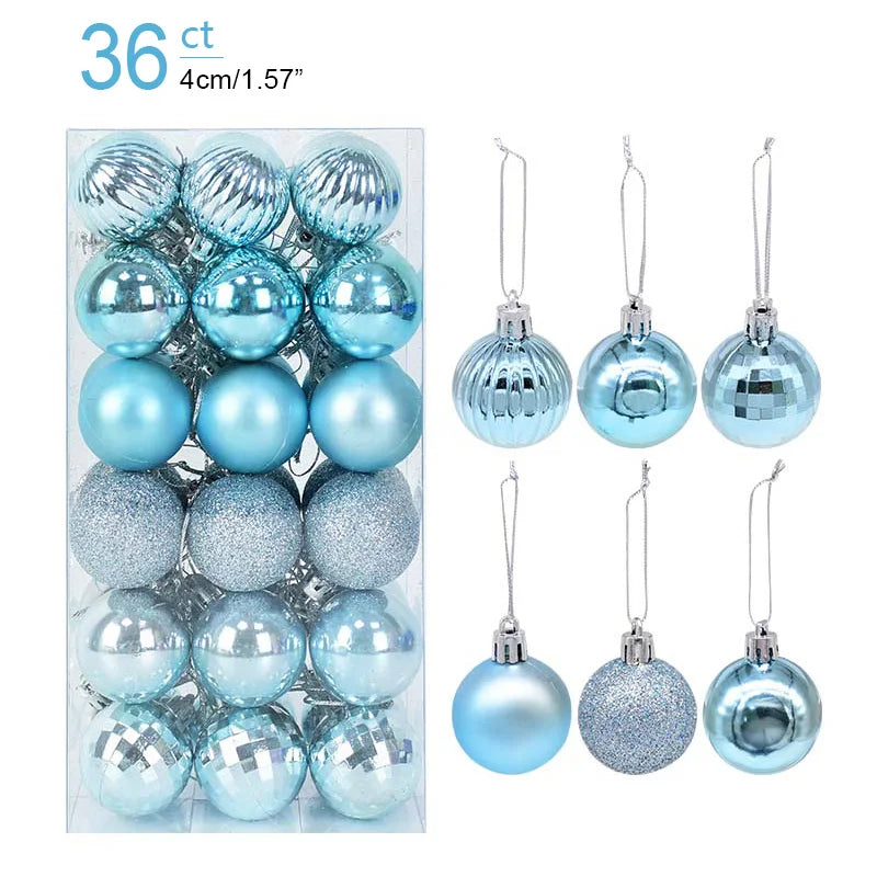 Kerstballen 36 stuks | Versiering voor Kerstmis Boom-Home Decor-Calora-Goud-Calora
