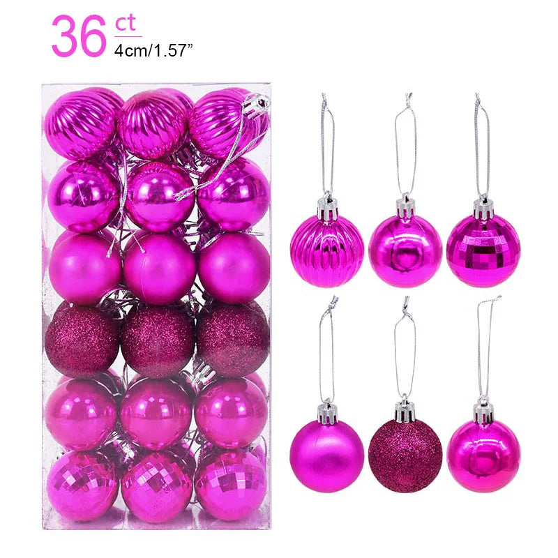 Kerstballen 36 stuks | Versiering voor Kerstmis Boom-Home Decor-Calora-Goud-Calora