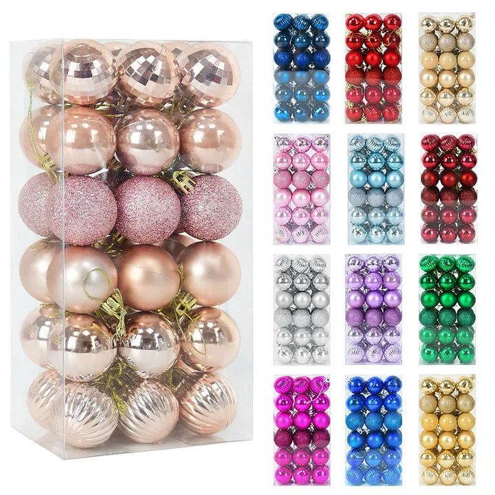 Kerstballen 36 stuks | Versiering voor Kerstmis Boom-Home Decor-Calora-Goud-Calora