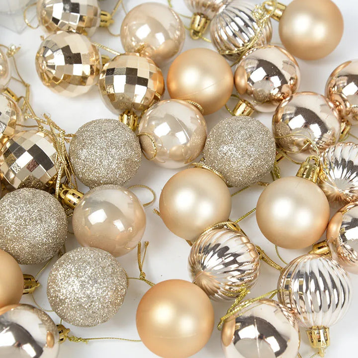Kerstballen 36 stuks | Versiering voor Kerstmis Boom-Home Decor-Calora-Goud-Calora